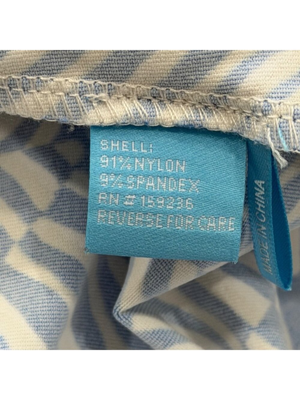 J. McLaughlin Womens Size L Haulter Dress Sleeveless Blue White Chevron Beach - Picture 7 of 8